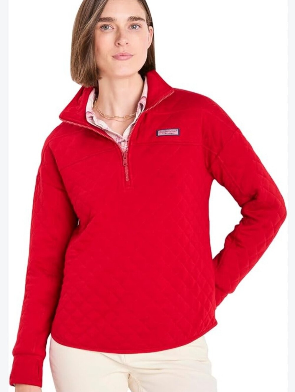 Vineyard Vines Dreamcloth Shep Shirt Red Womens XL